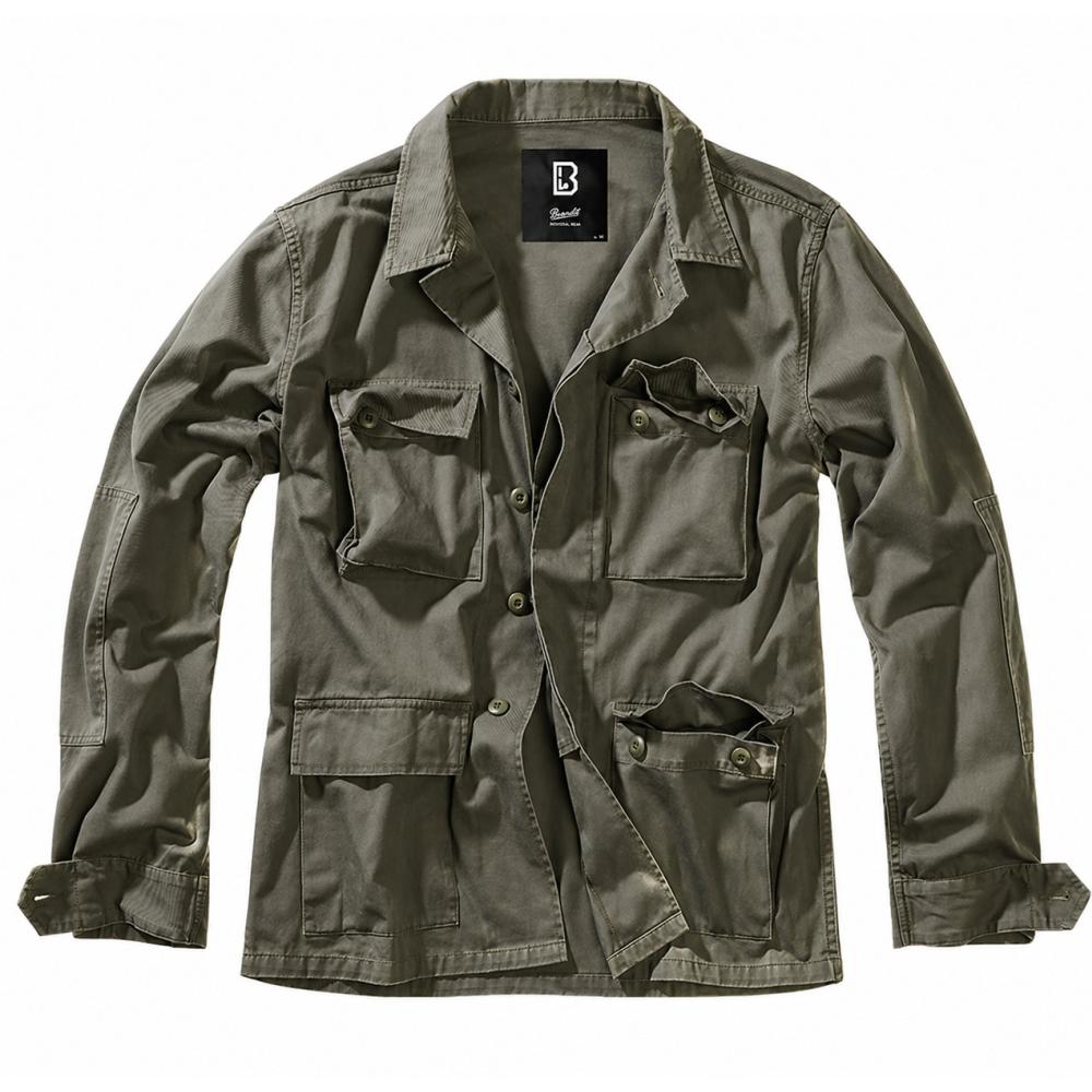Brandit - BDU Twill Jacket - Olive green